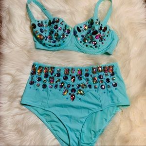Bling Bikini High Waist